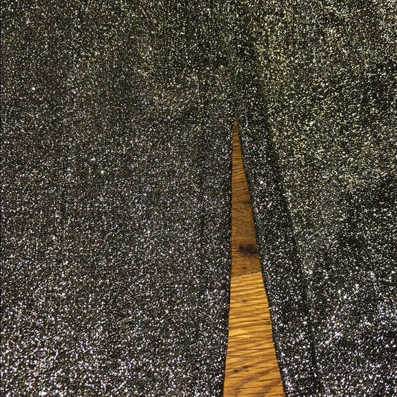 !!SOLD!! Party Metallic Christmas Party Shimmer Glitter Pants Leggings XS - Picture 4 of 5